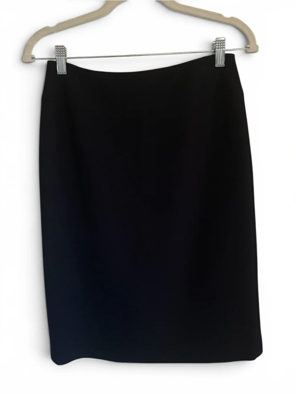 Vintage 90s Talbots Wool Navy Blue Pencil Skirt Office Wear Corpcore Sz 2P
